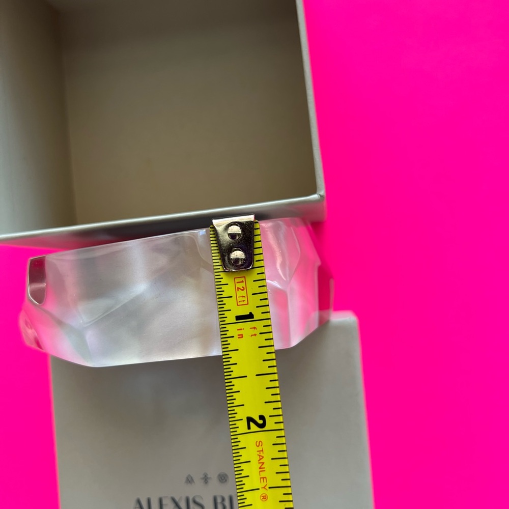 Alexis Bittar Clear Lucite Bracelet - Picture 11 of 12
